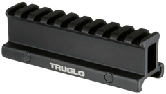 TruGlo TG8990B Picatinny Riser Mount 1" Rise 4" AR-15 Black Matte Anodized — view 3