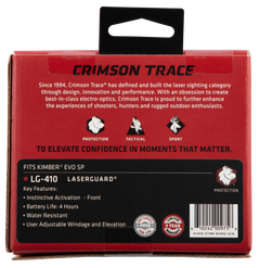 Crimson Trace LG-410 Lasergrips Red Laser Sight for Kimber EVO SP - Black Polymer — view 3