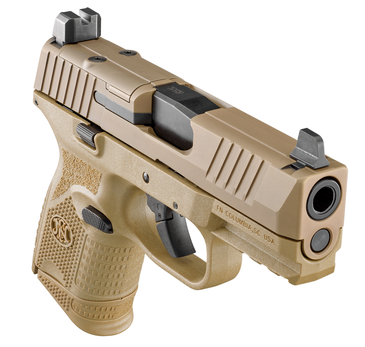 FN 509 Compact MRD 9mm Luger 3.70" 10+1 Semi-Auto Pistol - Flat Dark Earth — view 3