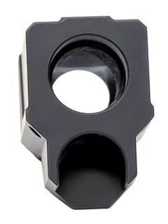 Faxon Firearms EXOS-523 9mm Pistol Compensator for Glock 43 1/2x28 Black Anodized Aluminum — view 3