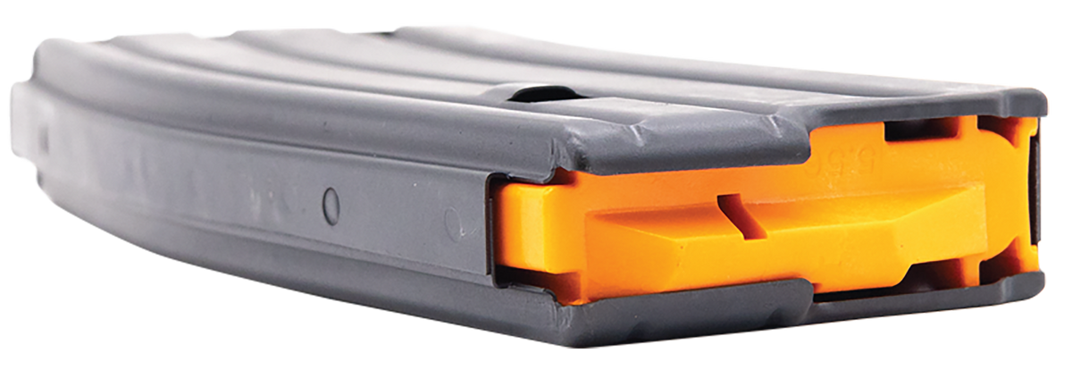 DuraMag SS AR-15 5.56 NATO/223 Rem/300 BLK 30rd Black Stainless Steel Detachable Magazine w/ Orange Follower — view 3