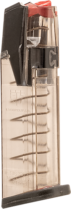 ETS Group Omega 9mm Luger 17rd Clear Polymer Pistol Magazine for S&W M&P — view 3