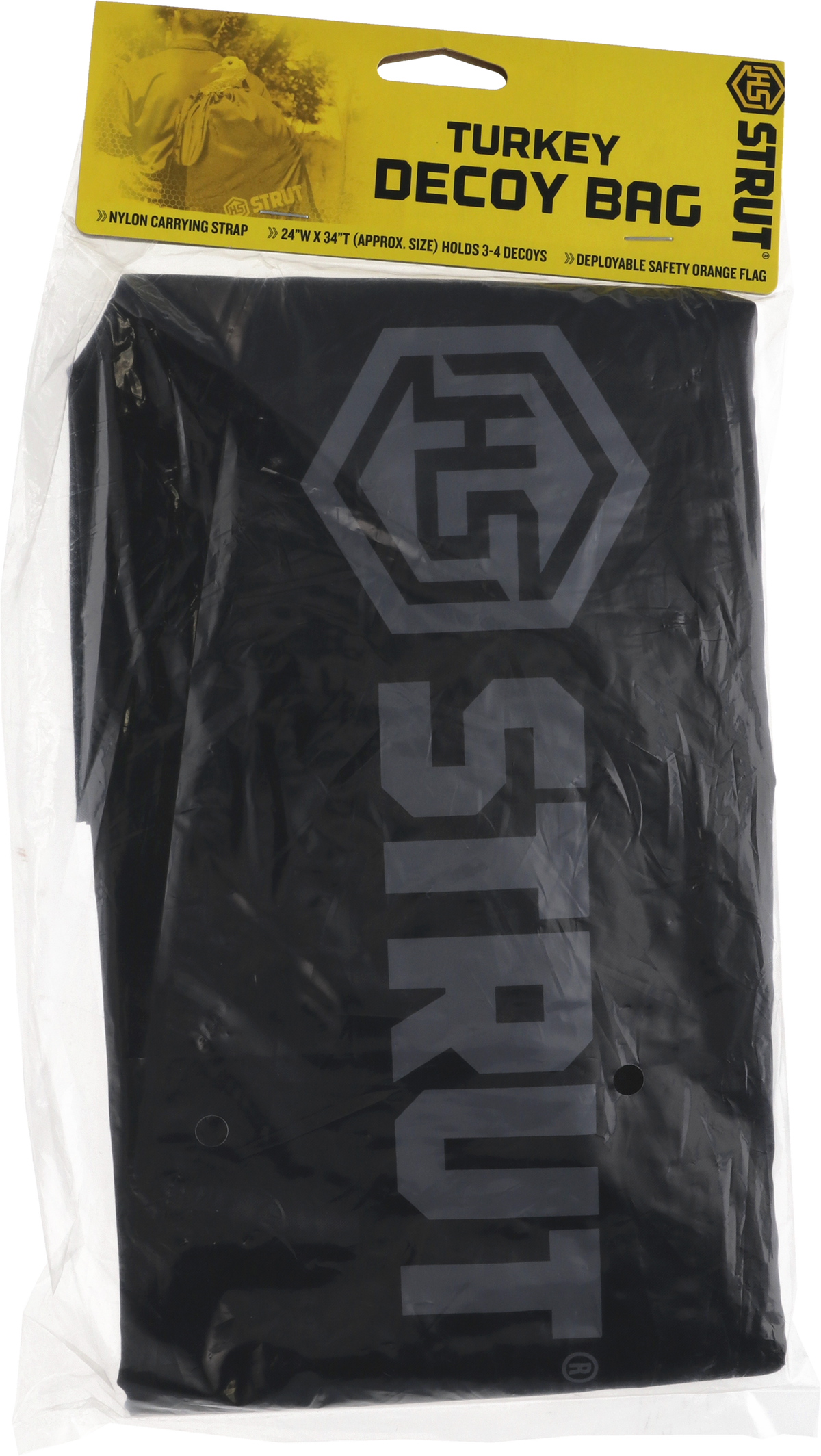 HS Strut STR07604 Turkey Decoy Bag Black Mesh Holds 3-4 Decoys — view 3
