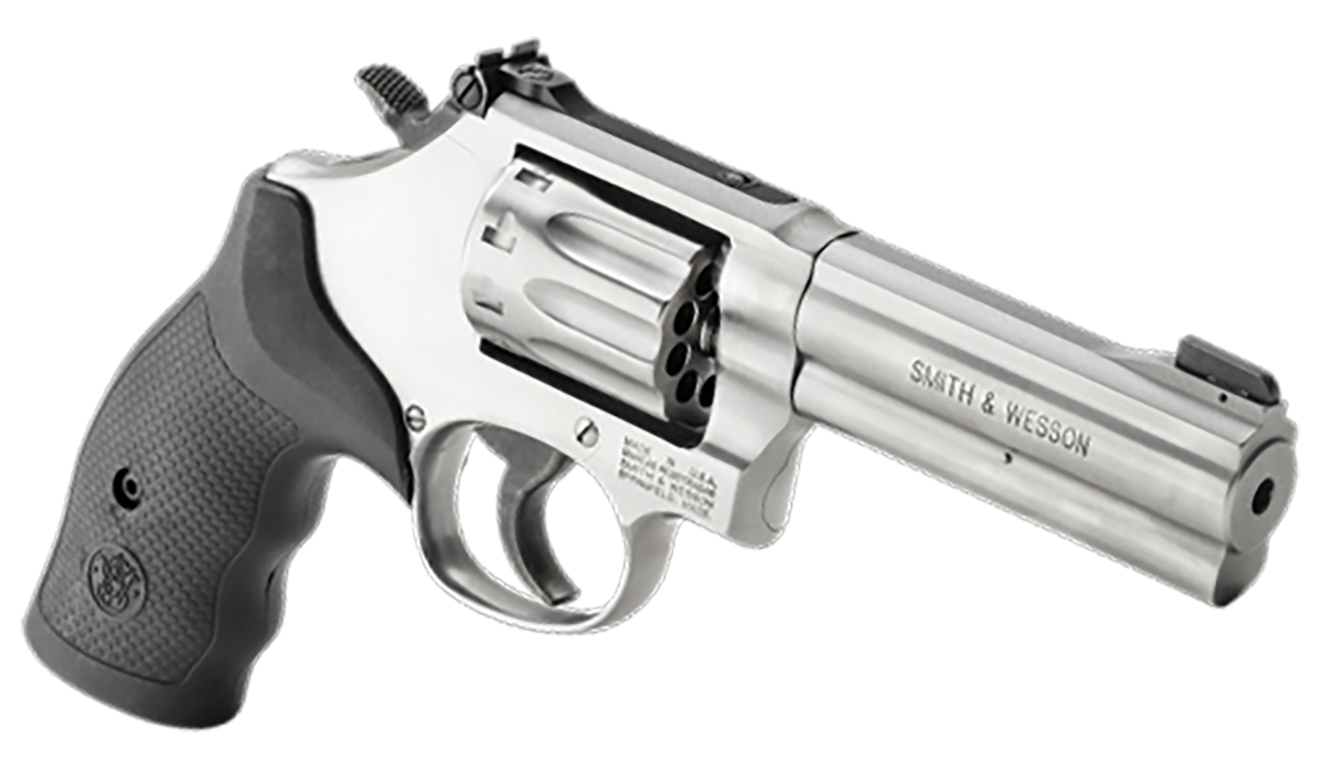 Smith & Wesson 617 K-Frame 22 LR 4" 10-Rd DA/SA Stainless Revolver — view 3