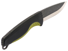 S.O.G Aegis FX 3.70" Fixed Drop Point Plain Stonewashed 4116 SS Black GRN w/Moss Green Handle — view 3