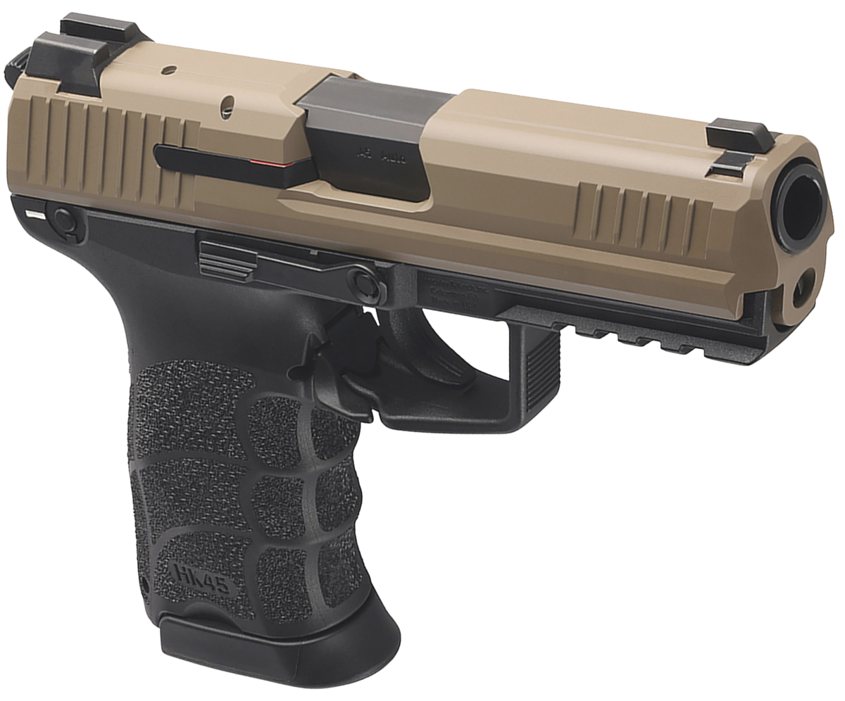 HK HK45 V1 45 ACP 4.46" 10+1 Semi-Auto Pistol - Flat Dark Earth — view 3