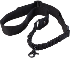 Tac Six 8910 Citadel Single Point Sling Black Webbing 42"-54" Bungee — view 3