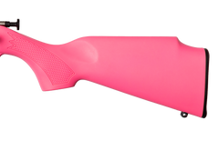 Crickett KSA2221 Youth 22 LR 16.12" 1-Rd Bolt Action Rifle - Pink Synthetic Stock, Stainless Barrel — view 3