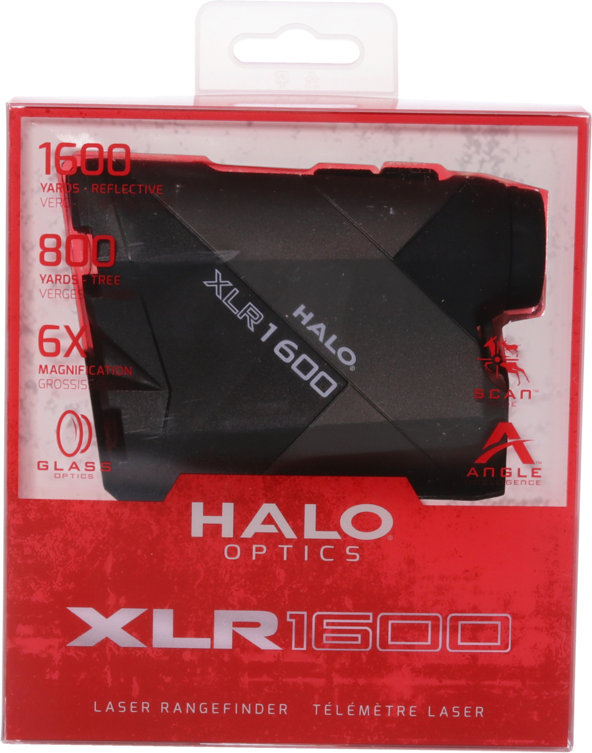 Halo Optics XLR 1600 6x Rangefinder 1600 yds - Black — view 3