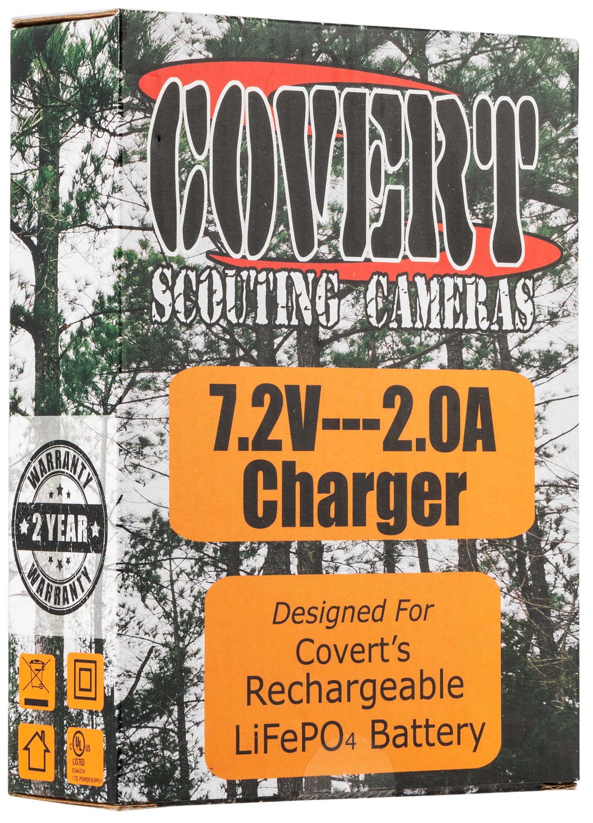 Covert Scouting Cameras LiFePO4 Wall Charger - 110V — view 3
