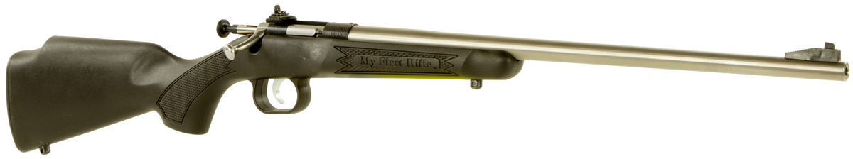 Crickett KSA2245 Youth 22 LR 16.12" 1-Rd Bolt Action Rifle - Black Synthetic Stock — view 3