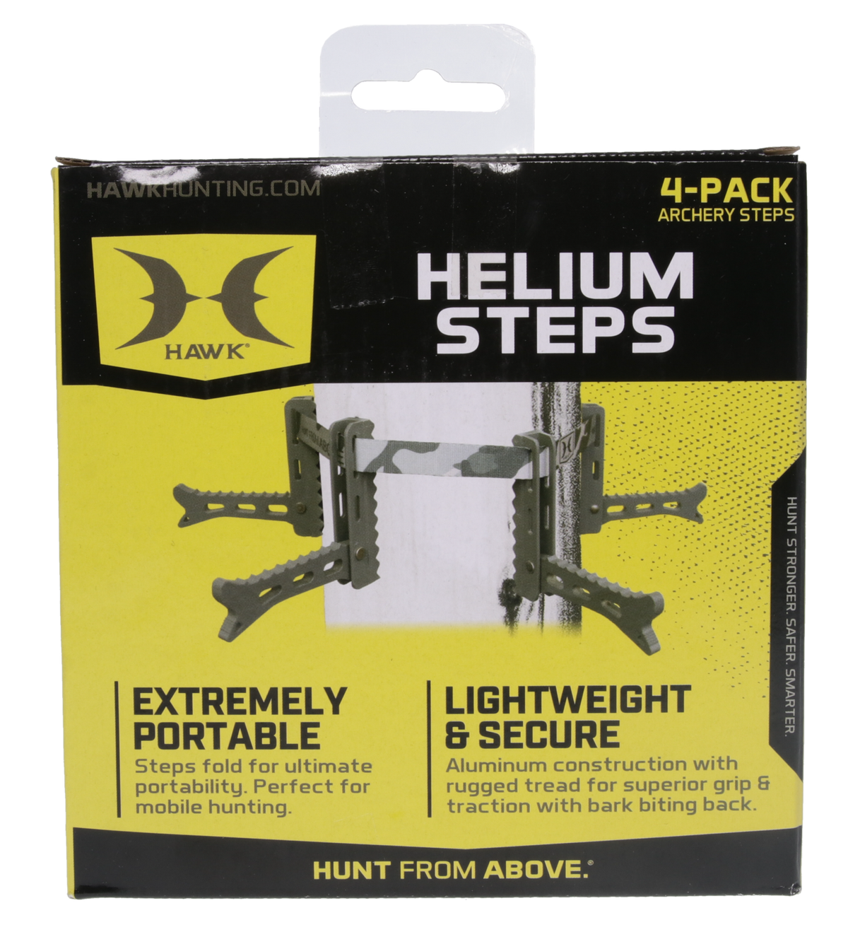 Hawk Helium Steps 20" 4-Pack with Strap Black Aluminum Climbing Sticks — view 3