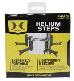 Hawk Helium Steps 20" 4-Pack with Strap Black Aluminum Climbing Sticks — view 3