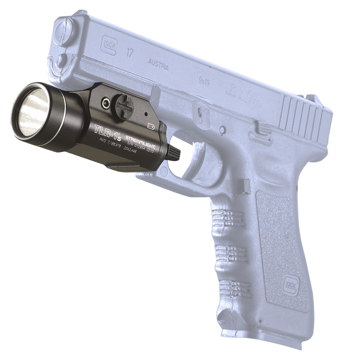 Streamlight 69210 TLR-1S 300 Lumen Weapon Light w/Strobe Black Anodized — view 3