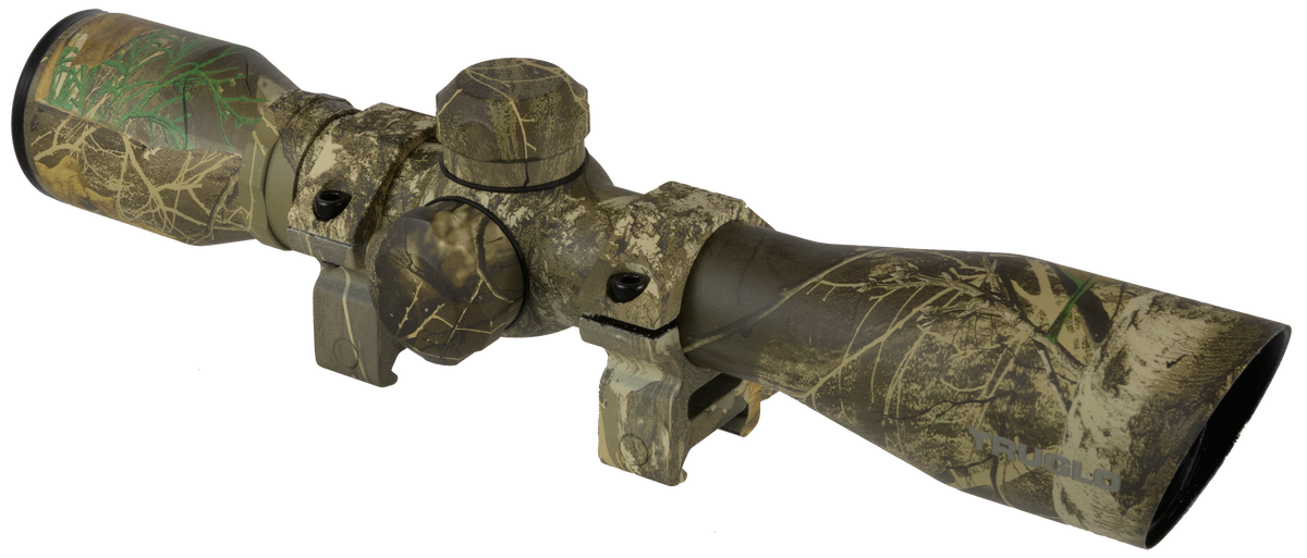 TruGlo 4x32mm Compact Crossbow Scope BDC Reticle w/Rings - Realtree Edge — view 3