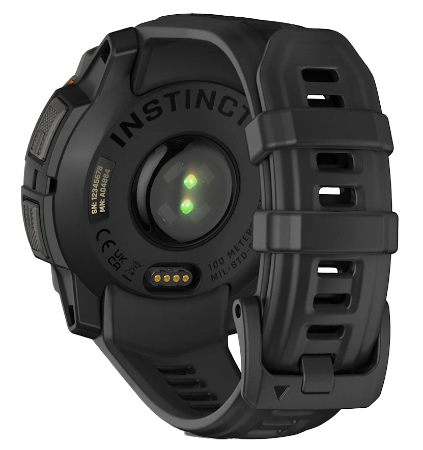 Garmin Instinct 3 Solar 45mm GPS Smartwatch - Black/Charcoal — view 3