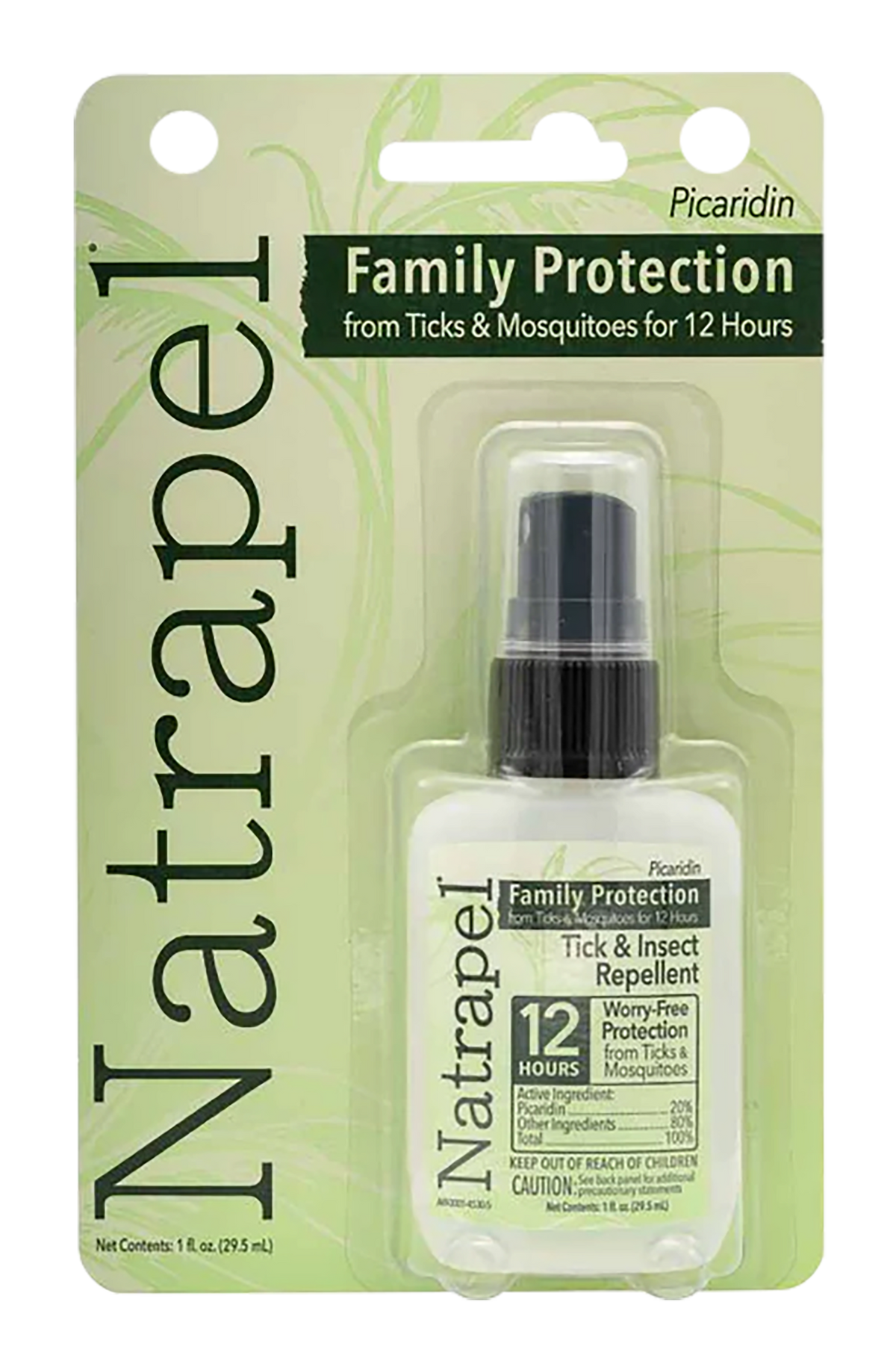 Natrapel Picaridin 20% 1 oz Pump Spray Insect Repellent - 12-Hour Protection — view 3