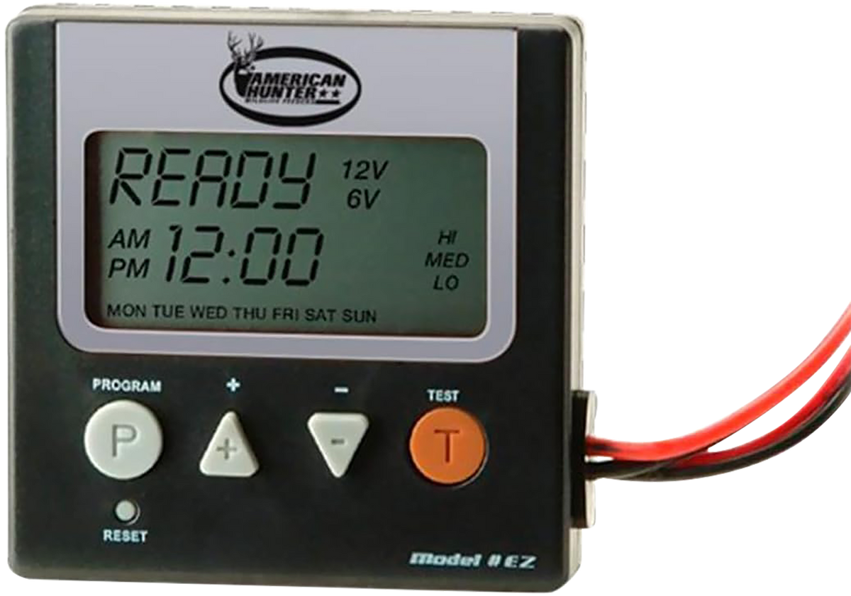 American Hunter 20558 Heavy Duty Spin Feeder Kit 6V/12V Digital Timer 8 Programs — view 3