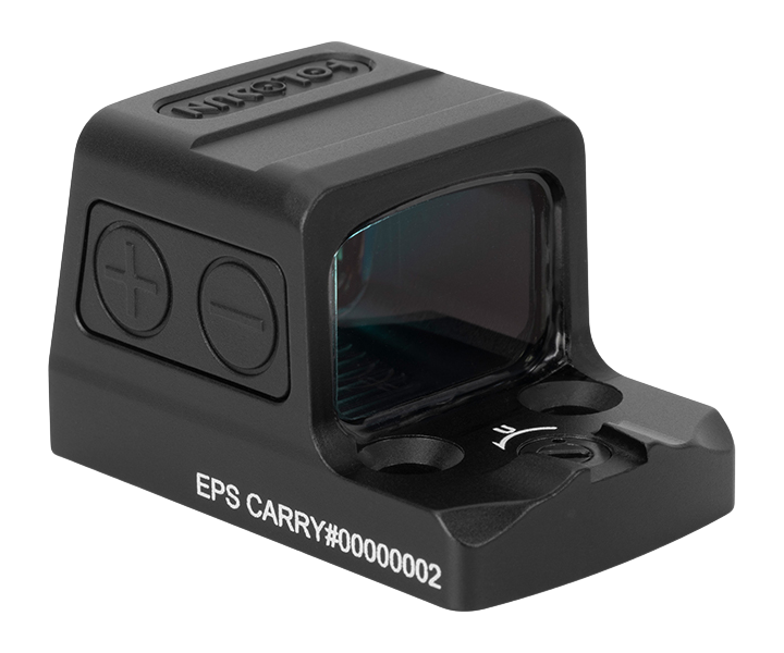 Holosun EPS-CARRY-GD-2 2 MOA Gold Dot Enclosed Pistol Reflex Sight - Black Anodized — view 3