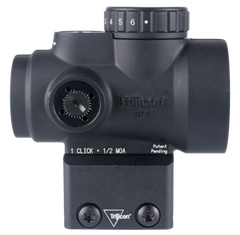 Trijicon MRO SD 1x25mm 2 MOA Green Dot Reflex Sight w/ Full Co-Witness Mount - Black — view 3
