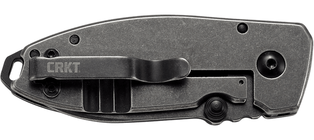 Columbia River Squid 2.16" Folding Drop Point Plain 8Cr13MoV Black Stonewash Frame Lock — view 3