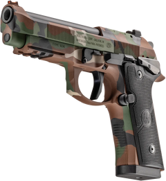 Beretta 92XI Combat 9mm Luger 4.7" 18+1 SAO Pistol - BDU Cerakote — view 3