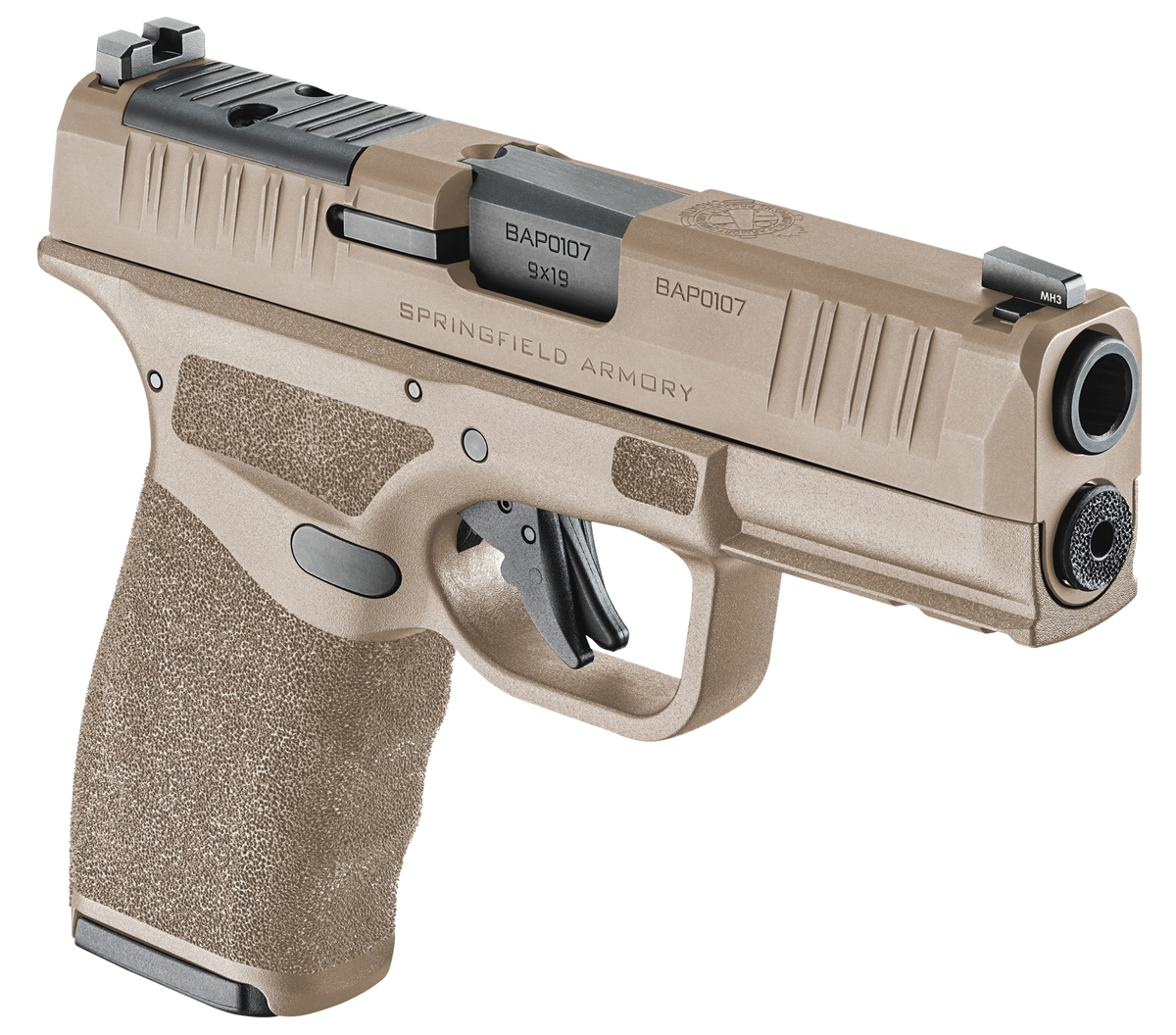 Springfield Armory Hellcat Pro OSP 9mm Luger 3.7" 15+1 Semi-Auto Pistol - Flat Dark Earth — view 3