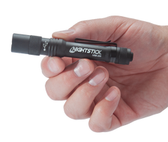 Bayco Nightstick USB-200 USB-C Rechargeable Penlight 300 Lumens White LED Black Anodized — view 3