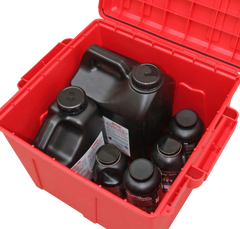 MTM Case-Gard PK12 Powder Keg Reloading Powder Storage Container Red Polypropylene — view 3