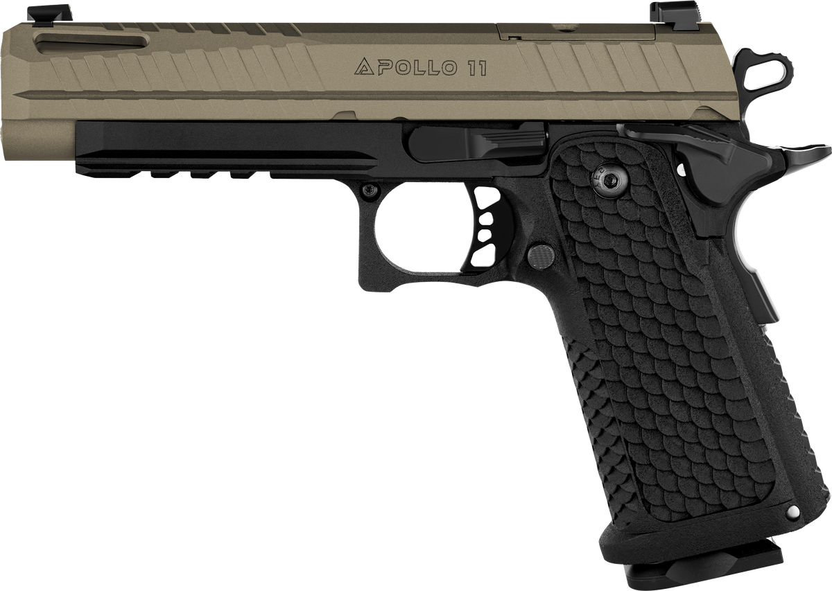 Live Free Armory Apollo 11 Compact 9mm 4.15" 17+1 Semi-Auto Pistol - FDE Cerakote — view 3