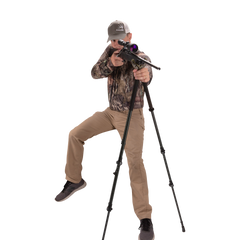 Allen Axial Shooting Stick Tripod Black Aluminum 33.5-61 in Vertical Adjustment — view 3