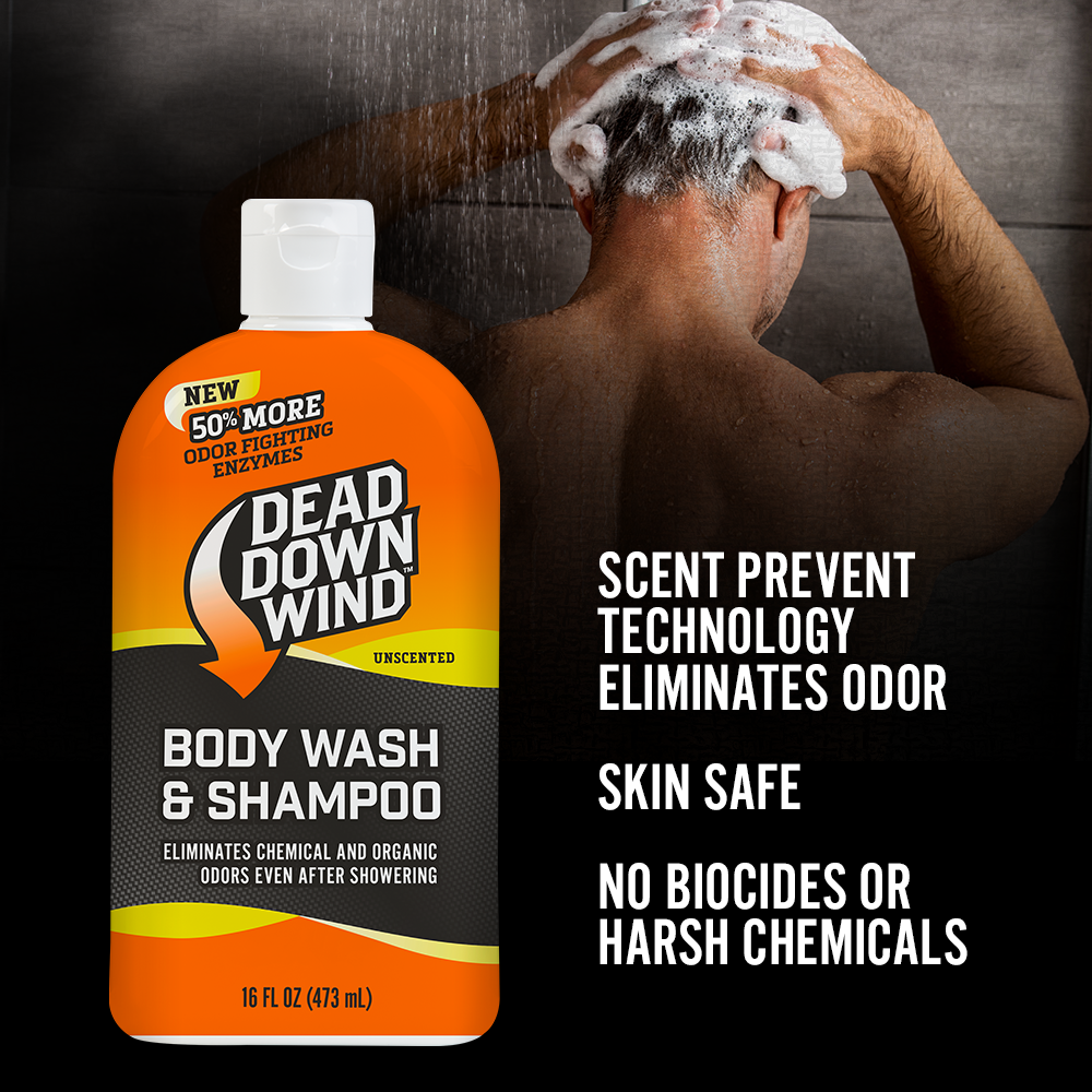 Dead Down Wind Shampoo/Body Wash Odor Eliminator 16 oz Unscented — view 3