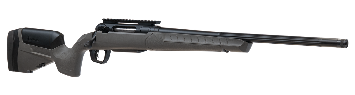 Savage 110 Trailblazer 22 ARC 20" Fluted 4+1 Bolt-Action Rifle - Flat Dark Gray Synthetic — view 3
