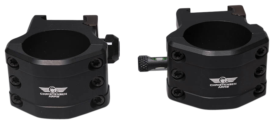 Christensen Arms Tactical PRSR-HD 30mm Medium Black Anodized Scope Rings — view 3