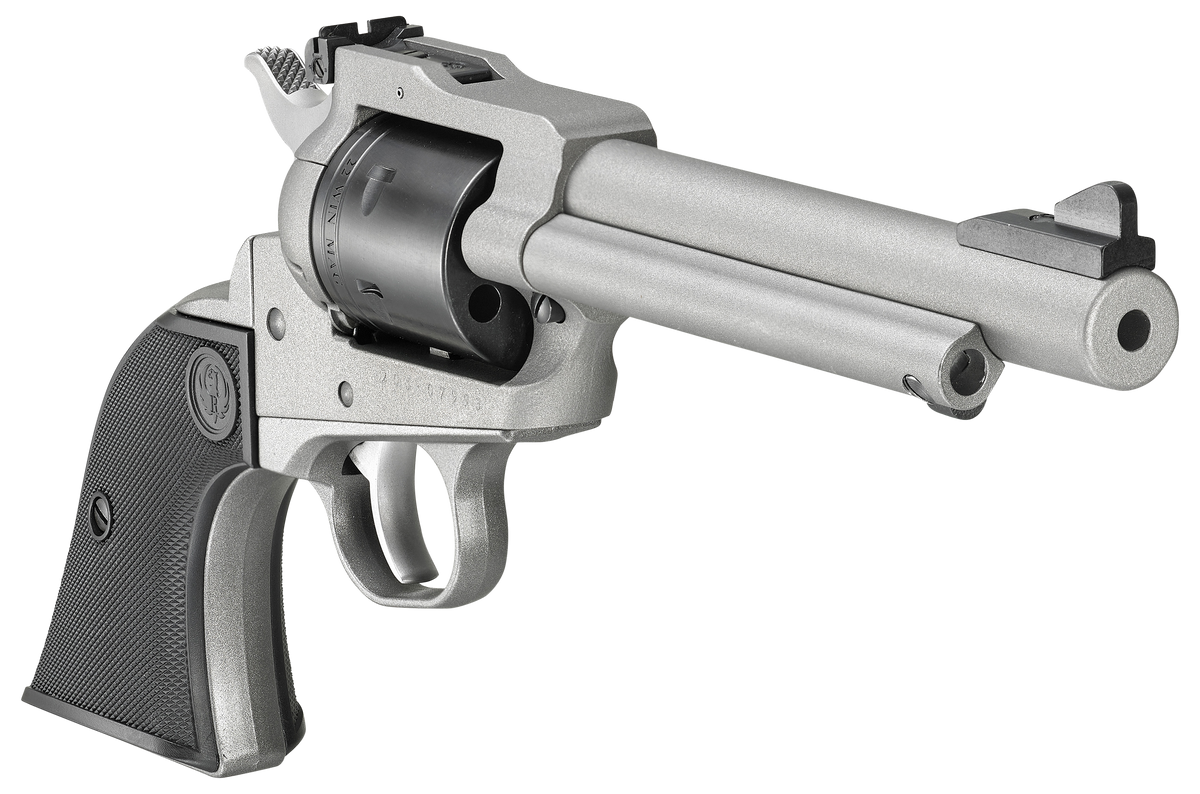 Ruger Super Wrangler 22 LR/22 WMR 5.5" 6-Shot Single-Action Revolver - Silver Cerakote — view 3