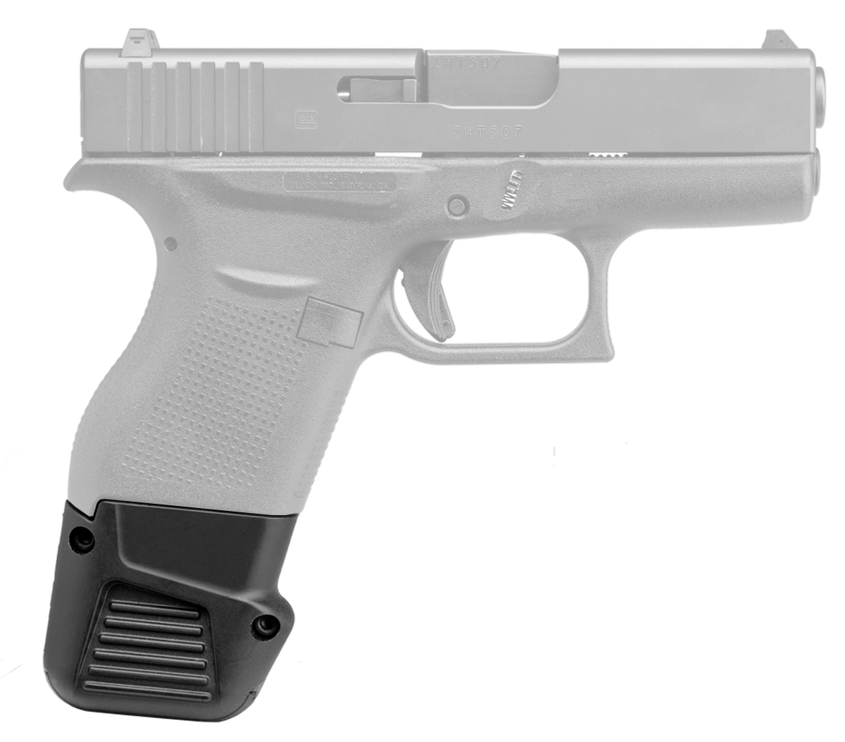FAB Defense FX-4310B Glock 43 +4 Magazine Extension 4-Rd Polymer Black — view 3