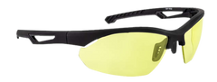 Radians XFBD-1040C Ballistic Shooting Glasses Amber Lens Black Half Frame — view 3