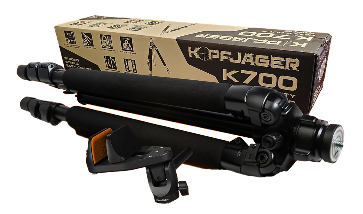 Kopf Jager Reaper Hellbound Tripod Kit w/ K700 Aluminum Tripod - Matte Black/Orange — view 3