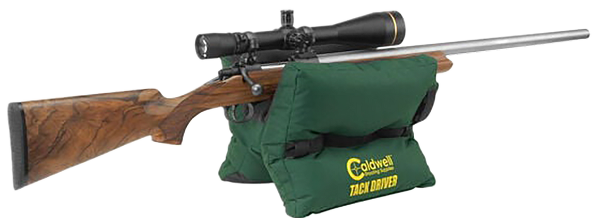 Caldwell Tack Driver Prefilled Green Nylon Front & Rear Combo Shooting Bag — view 3