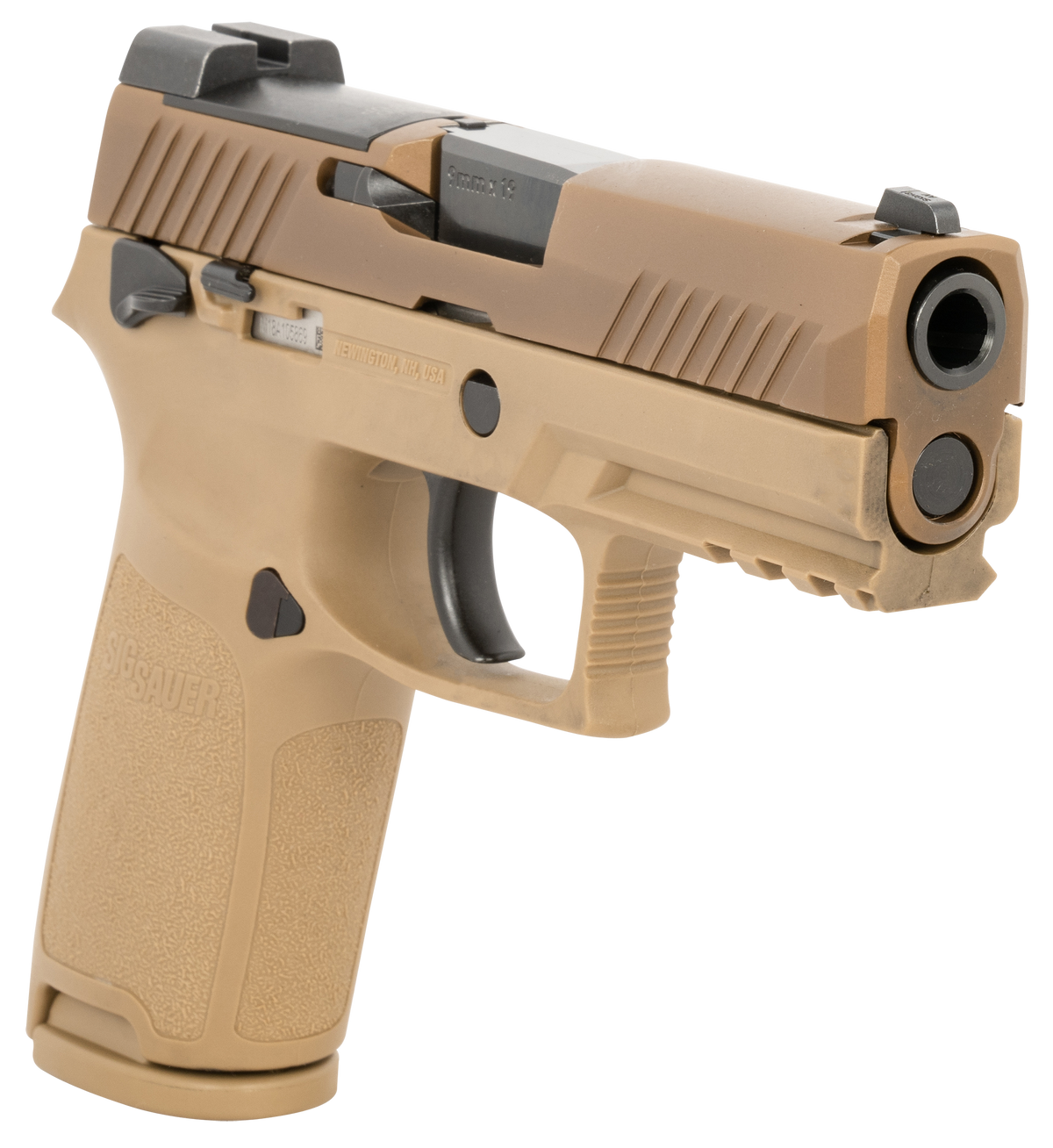 Sig Sauer P320 M18 9mm Luger 3.9" 10+1 Semi-Auto Pistol - Coyote - CA Compliant — view 3