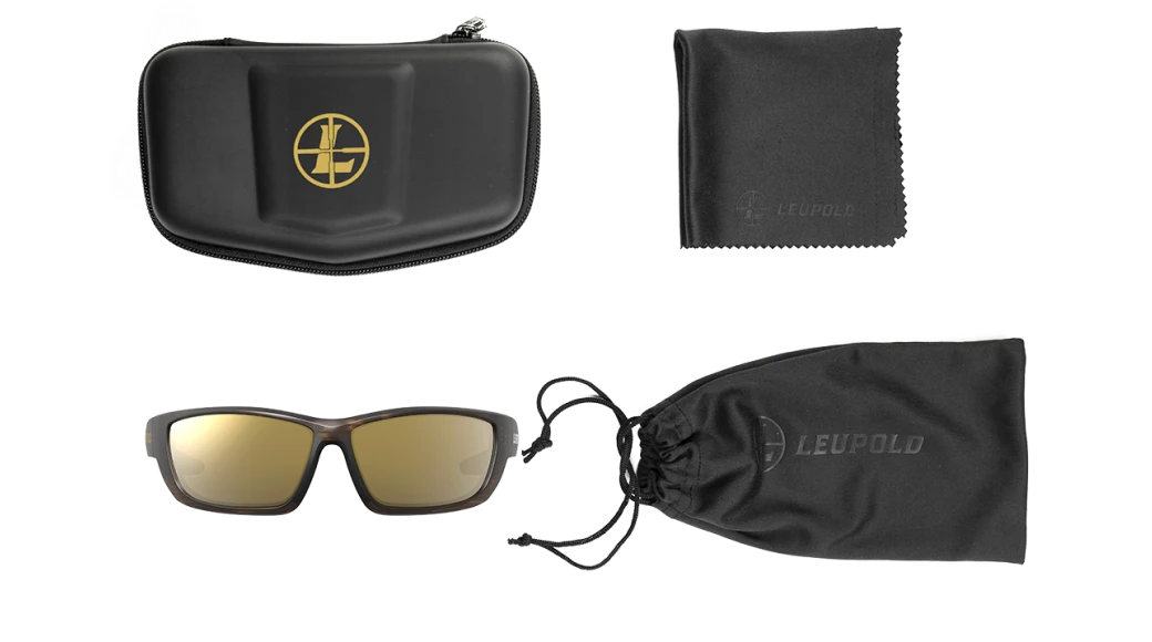 Leupold Performance Wear Cheyenne Bronze Mirror Lens Polycarbonate Matte Tortoise Frame — view 3