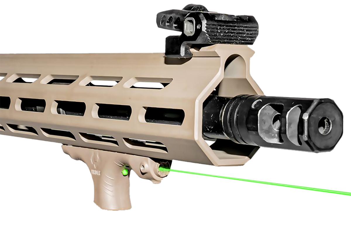 Viridian HS1 AR Hand Stop with Green Laser M-LOK FDE — view 3