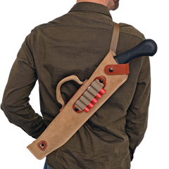 DeSantis Gunhide Kurz Shotgun Scabbard Natural Leather 14" 12/20/.410 Ga — view 3