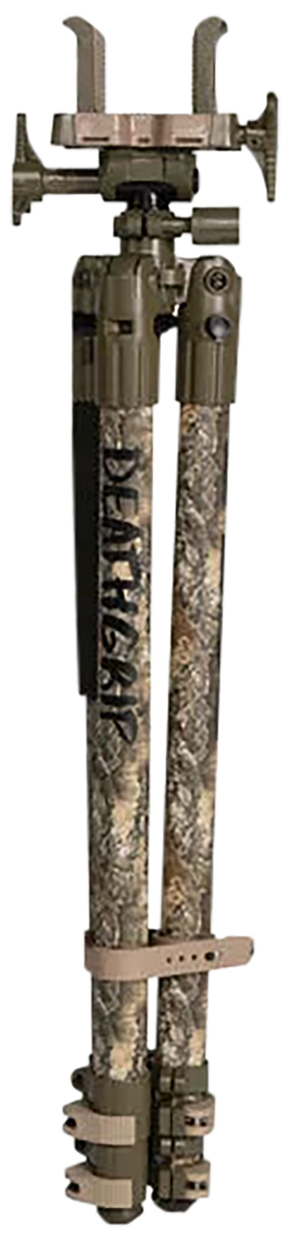Bog-Pod DeathGrip Aluminum Shooting Tripod 7"-59" Realtree EXCAPE Camo — view 3