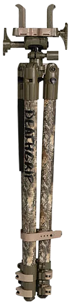 Bog-Pod DeathGrip Aluminum Shooting Tripod 7"-59" Realtree EXCAPE Camo — view 3