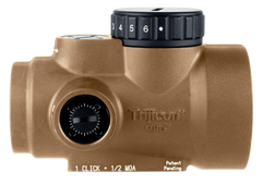 Trijicon MRO SD 1x25mm 2 MOA Red Dot Sight - Coyote Tan — view 3