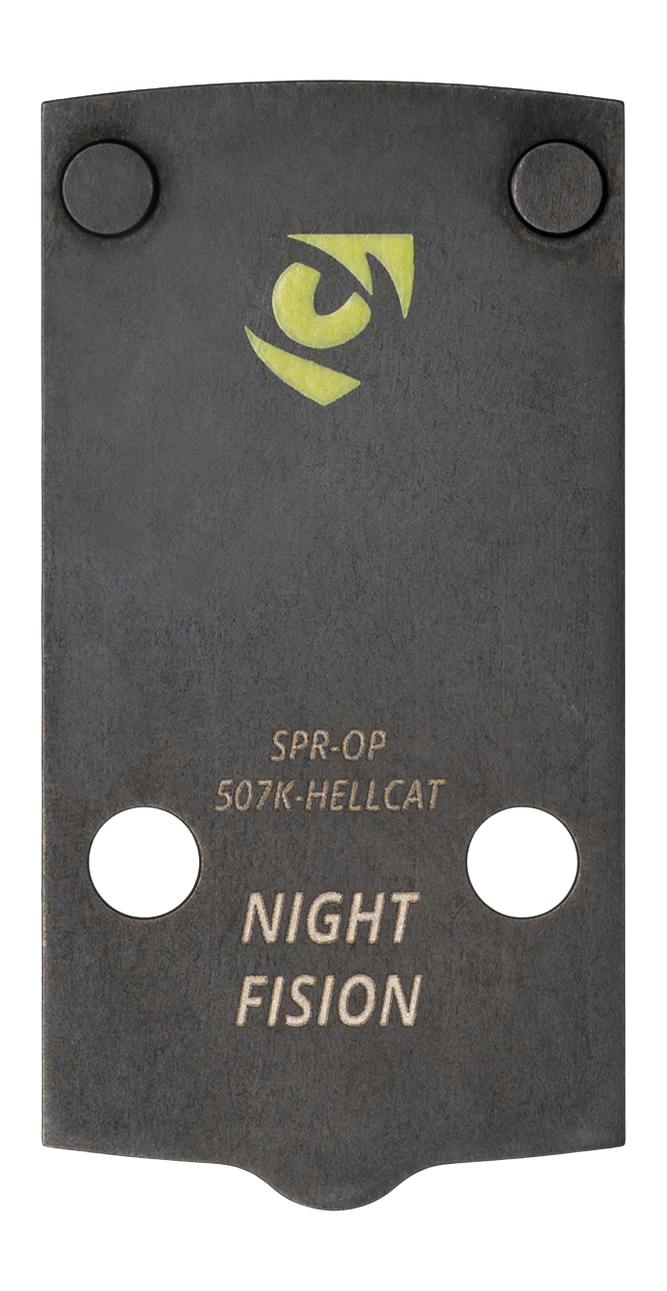 Night Fision SPR-OPBS-507K-HC Optic Plate + Backup Sight Combo - Fits Springfield Hellcat / Holosun 507K — view 3