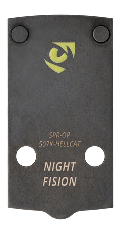 Night Fision SPR-OPBS-507K-HC Optic Plate + Backup Sight Combo - Fits Springfield Hellcat / Holosun 507K — view 3