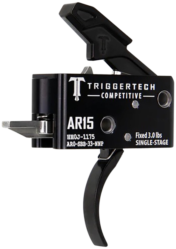 TriggerTech Competitive AR-15 3 lb Single-Stage Pro Curved Trigger — view 3