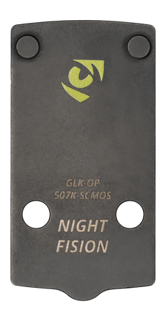 Night Fision GLK-OPBS-507K-43X Optic Plate & Backup Sight Combo - Fits Glock 43X/48 MOS / Holosun 507K — view 3